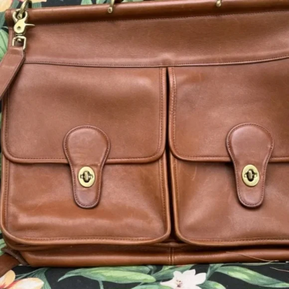 Vintage Coach│Brown BriefcaseHandbag│Doctor Bag